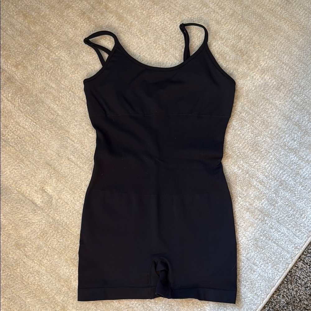 Black Seamless Bodysuit